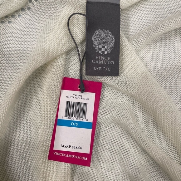 Vince Camuto Boho Open-Front Mesh Ruana Top..Size O/S - Picture 12 of 12